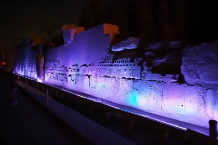 Experience the Sound and light show of the Karnak Temple from Luxor