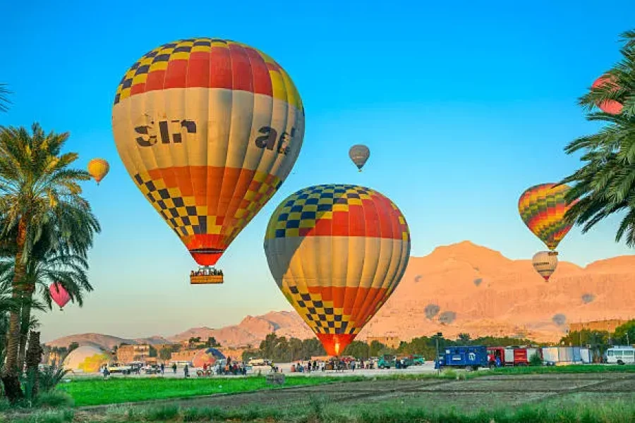 Hot Air Balloon Experience from Luxor Hotels and Nile Cruises