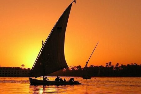 Traditional Egyptian meal during Felucca tour in Luxor